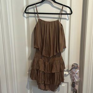 Mustard Seed Strapless Romper